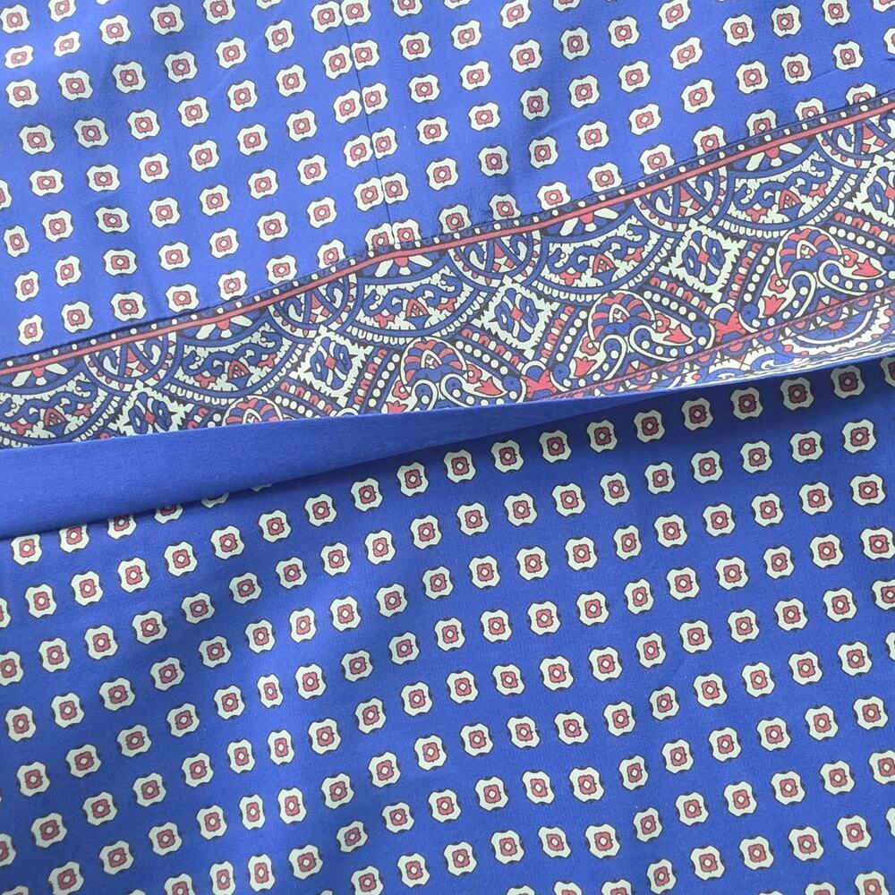 Madewell Ascot Blue Grid Pattern Silk Mini Dress Women Sz M - Picture 5 of 11